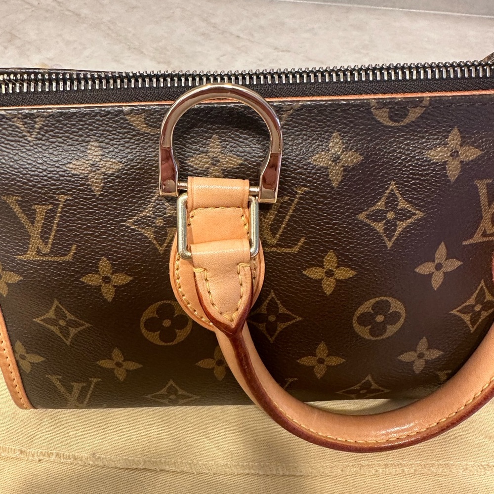 Louis Vuitton Brown Monogram Satchel - Picture 8 of 11